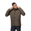 Jack Wolfskin Winterjacke Fairmont (sehr Warm, Winddicht) #22 Nussbraun Herren