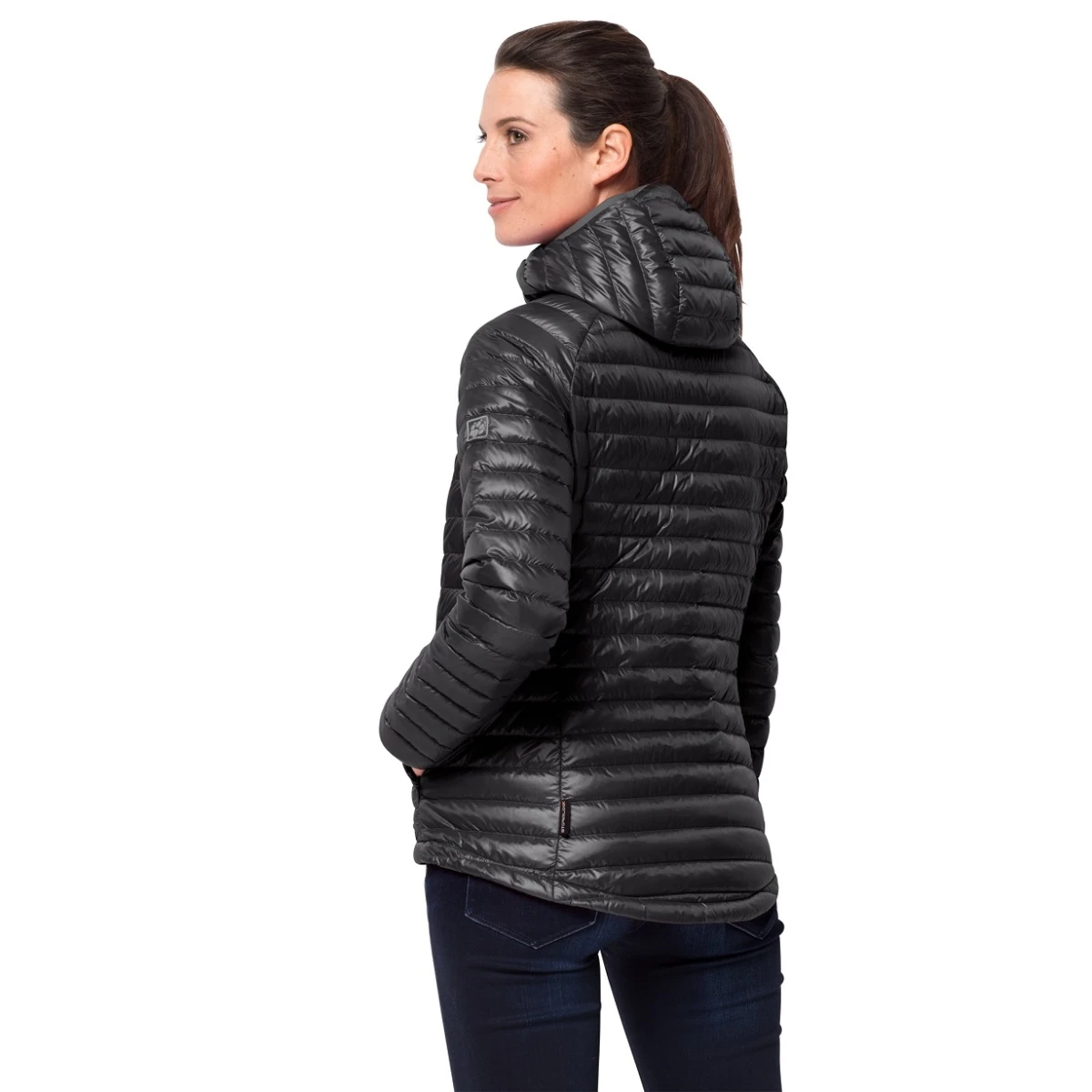Jack Wolfskin Winter-Daunenjacke Atmosphere Schwarz Damen 5 Jack Wolfskin Winter-Daunenjacke Atmosphere Schwarz Damen – Bild 3