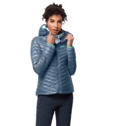Jack Wolfskin Winter-Daunenjacke Atmosphere Frostblau Damen