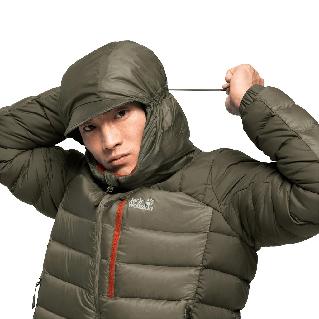 Jack Wolfskin Winter-Daunenjacke North Climate (sehr Warm Winddicht, Wasserabweisend) Granite Herren 6 Jack Wolfskin Winter-Daunenjacke North Climate (sehr Warm Winddicht, Wasserabweisend) Granite Herren – Bild 4