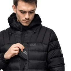 Jack Wolfskin Winter-Daunenjacke North Climate (sehr Warm Winddicht, Wasserabweisend) Schwarz Herren -Jack Wolfskin Jack Wolfskin 1205741 6000 north climate jacket205 1024x1024 1