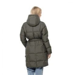 Jack Wolfskin Winter-Daunenmantel Frozen Lake Coat (winddicht, Wasserabweisend) Braungrün Damen -Jack Wolfskin Jack Wolfskin 1206131 5066 frozen lake coat w205 1200x1200 1