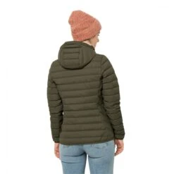 Jack Wolfskin Winter-Daunenjacke Glowing Mountain Jacket (winddicht, Warm, PFC-frei) Bonseigrün Damen -Jack Wolfskin Jack Wolfskin 1206161 4144 glowing mountain jacket204 1200x1200 1