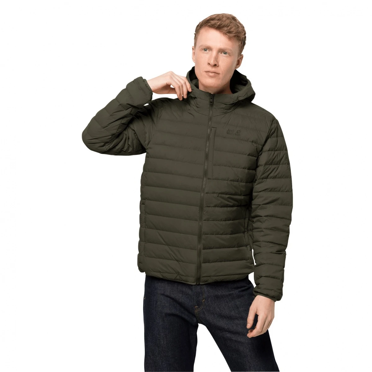 Jack Wolfskin Winter-Daunenjacke Glowing Mountain (winddicht, Wasserabweisend, PFC-frei) Dunkelgrün Herren 3 Jack Wolfskin Winter-Daunenjacke Glowing Mountain (winddicht, Wasserabweisend, PFC-frei) Dunkelgrün Herren