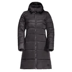 Jack Wolfskin Wintermantel Eisbach Coat (winddicht, Wasserabweisend, PFC-frei) 2022 Phantomgrau Damen