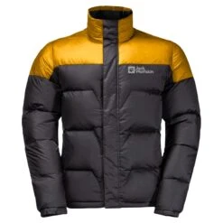Jack Wolfskin Winter-Daunenjacke DNA Tundra XT (sehr Warm, Winddicht) Gelb Herren