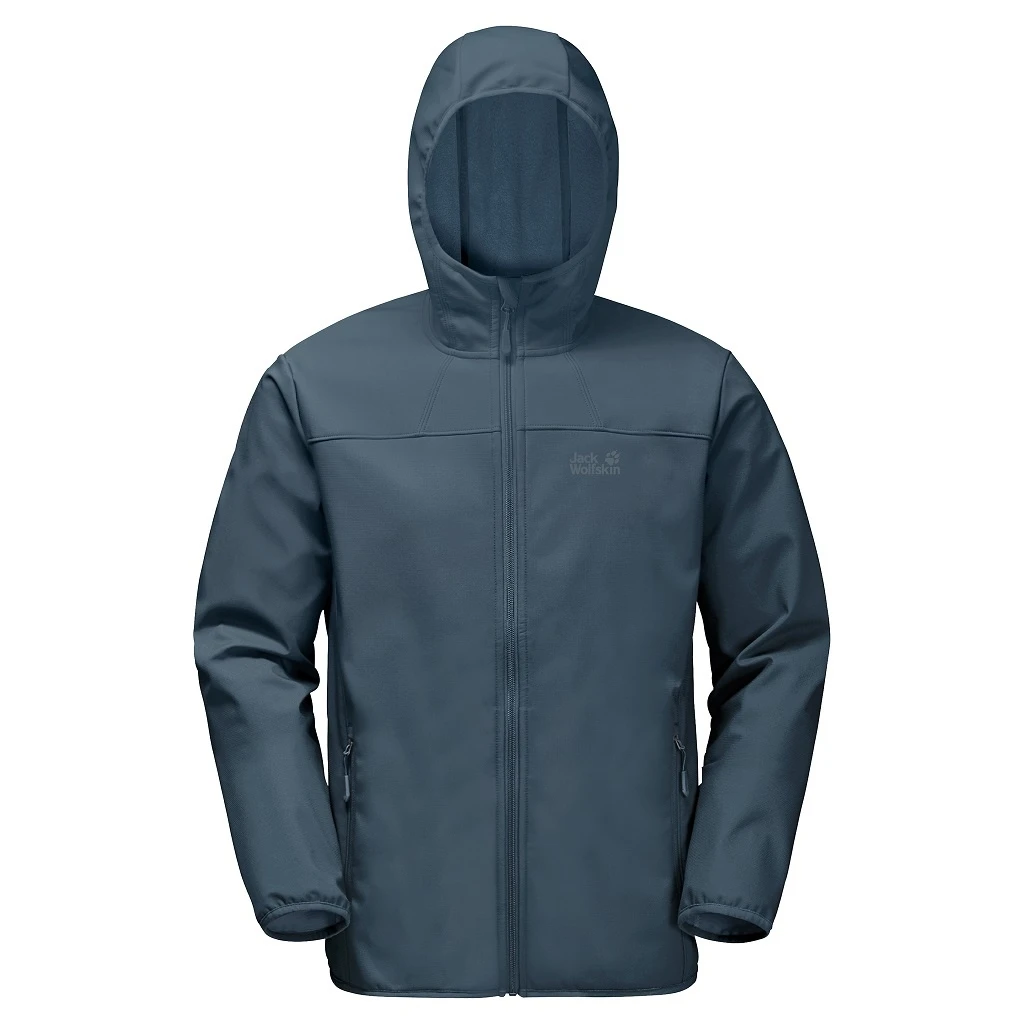 Jack Wolfskin Softshelljacke Northern Point (winddicht, Wasserabweisend, PFC-frei) Orionblau Herren 4 Jack Wolfskin Softshelljacke Northern Point (winddicht, Wasserabweisend, PFC-frei) Orionblau Herren – Bild 2
