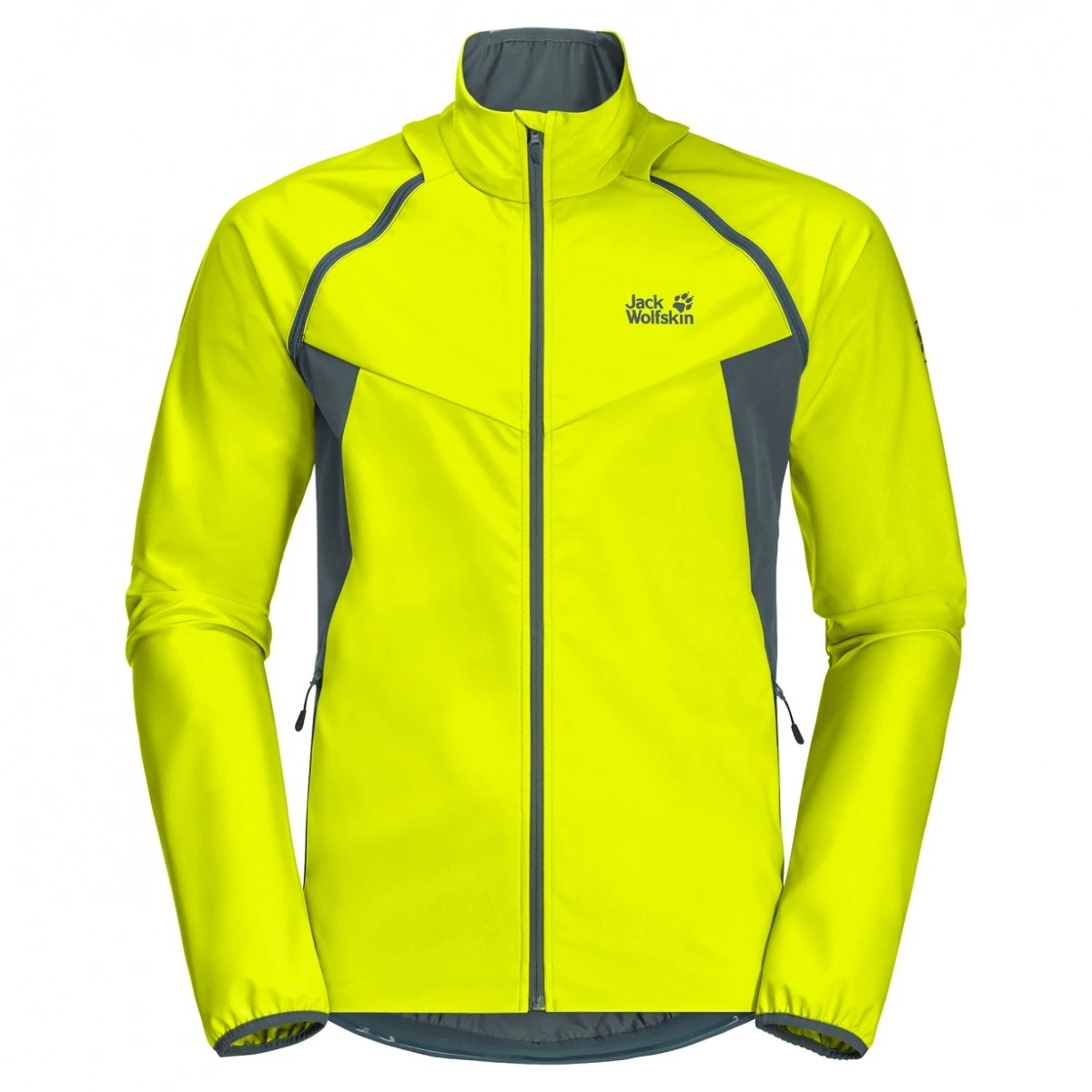 Jack Wolfskin Fahrrad-Softshelljacke Und Weste Tandem (PFC-Frei) Gelb Herren 4 Jack Wolfskin Fahrrad-Softshelljacke Und Weste Tandem (PFC-Frei) Gelb Herren – Bild 2
