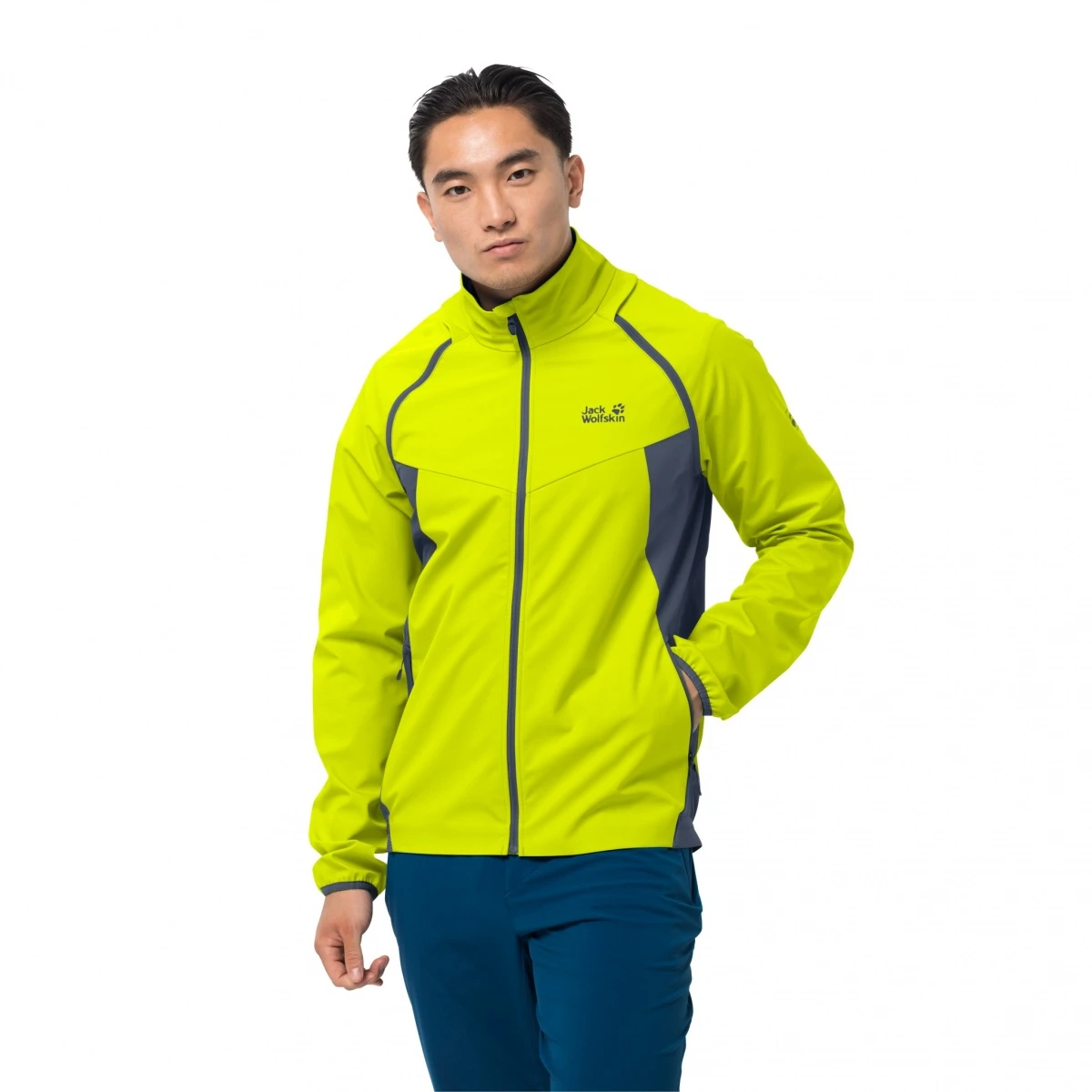 Jack Wolfskin Fahrrad-Softshelljacke Und Weste Tandem (PFC-Frei) Gelb Herren 3 Jack Wolfskin Fahrrad-Softshelljacke Und Weste Tandem (PFC-Frei) Gelb Herren
