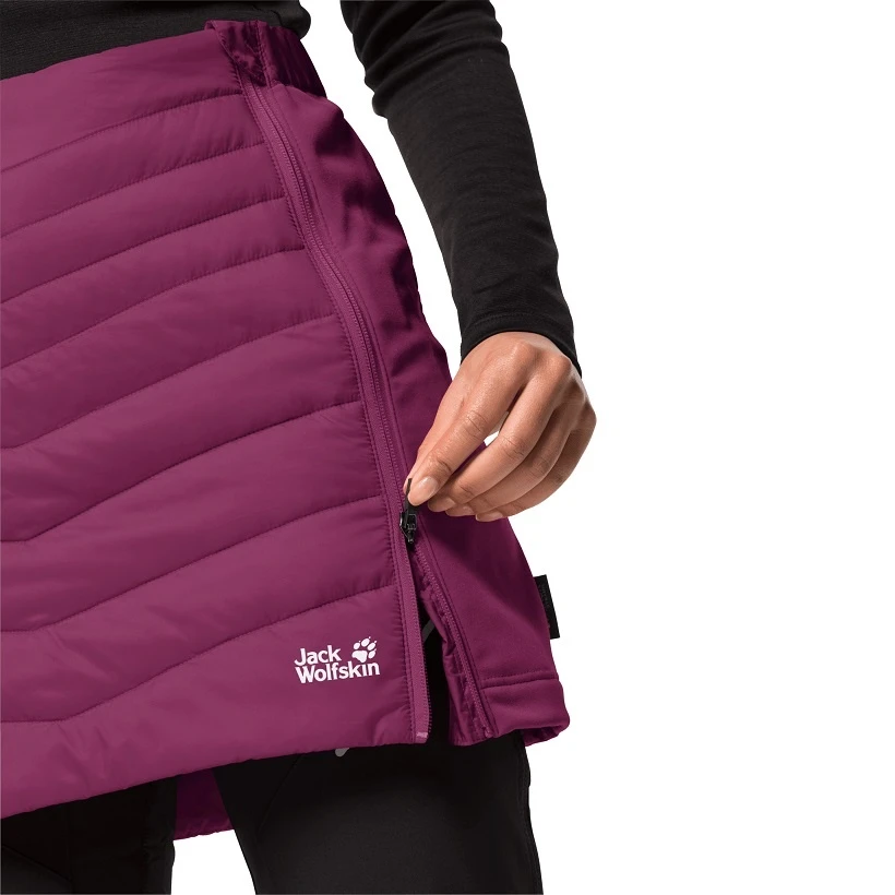 Jack Wolfskin Winterrock Atmosphere (winddicht, Warm Wattiert, PFC-frei) Violett Damen (Gr. XL) 5 Jack Wolfskin Winterrock Atmosphere (winddicht, Warm Wattiert, PFC-frei) Violett Damen (Gr. XL) – Bild 3