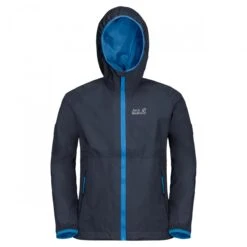Jack Wolfskin Regenjacke Rainy (wind- Und Wasserdicht) Dunkelblau Kinder