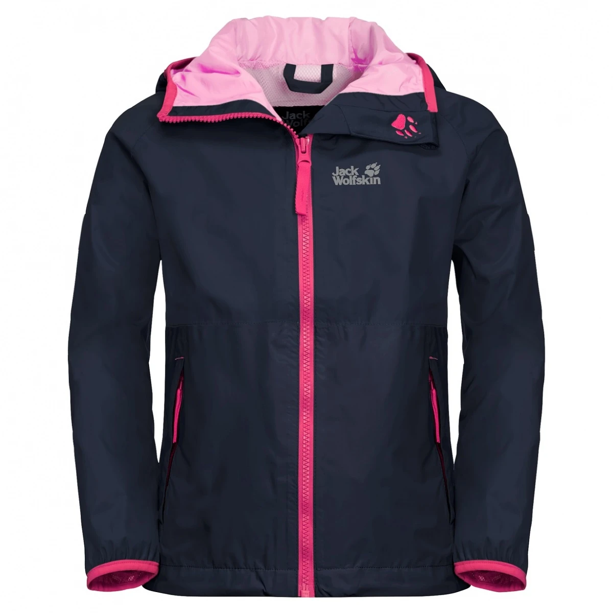 Jack Wolfskin Regenjacke Rainy (wind- Und Wasserdicht) Blau/pink Kinder 3 Jack Wolfskin Regenjacke Rainy (wind- Und Wasserdicht) Blau/pink Kinder