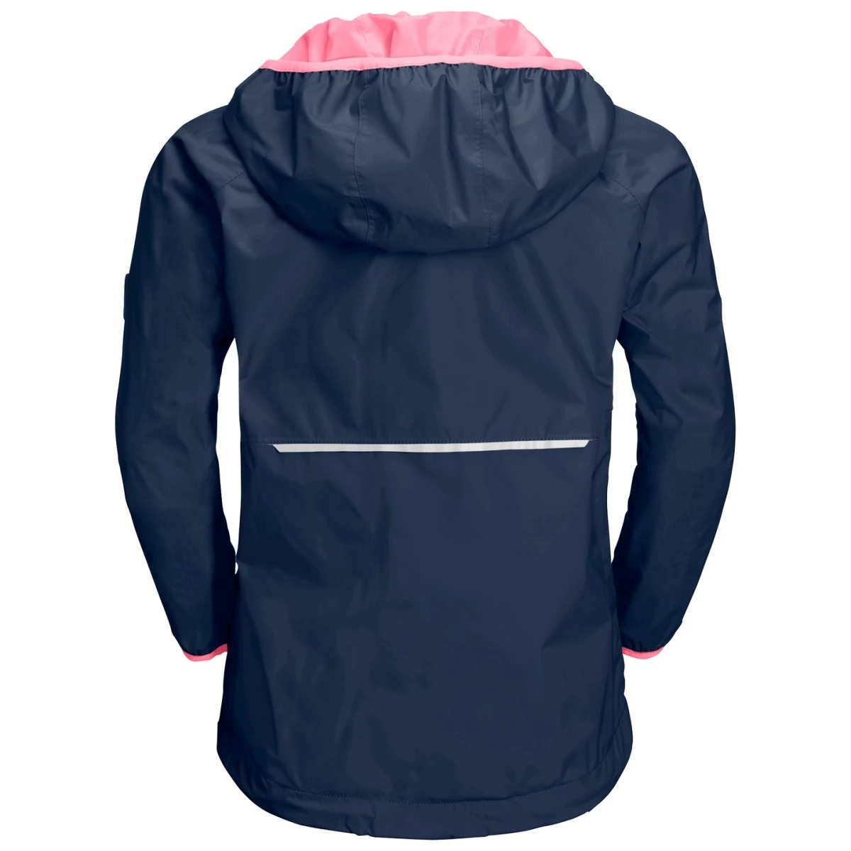 Jack Wolfskin Regenjacke Rainy (wind- Und Wasserdicht) Indigoblau/pink Jugendliche 4 Jack Wolfskin Regenjacke Rainy (wind- Und Wasserdicht) Indigoblau/pink Jugendliche – Bild 2