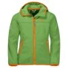 Jack Wolfskin Softshelljacke Fourwinds (wind-& Wasserabweisend) Grün Kinder
