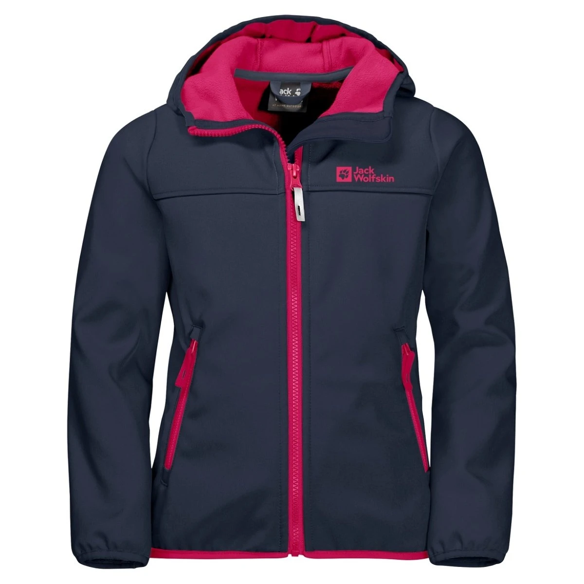 Jack Wolfskin Softshelljacke Fourwinds (wind-& Wasserabweisend) Nachtblau/pink Kinder/Jugendliche 3 Jack Wolfskin Softshelljacke Fourwinds (wind-& Wasserabweisend) Nachtblau/pink Kinder/Jugendliche