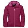 Jack Wolfskin Softshelljacke Fourwinds (wind-& Wasserabweisend) Rubinrot Kinder