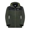 Jack Wolfskin Winterjacke Snowfrost 3in1 (wasser- Und Winddicht, Warme Fleece-Innenjacke) Thyme Grün Kinder (164-176)