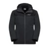 Jack Wolfskin Winterjacke Snowfrost 3in1 (wasser- Und Winddicht, Warme Fleece-Innenjacke) Phantomgrau Kinder (164-176)