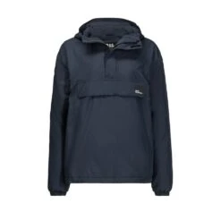 Jack Wolfskin Winterjacke Windbreaker Spirit Ins Smock (winddicht, Wasserabweisend, Gefüttert) Nachtblau Kinder