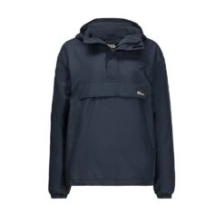 Jack Wolfskin Winterjacke Windbreaker Spirit Ins Smock (winddicht, Wasserabweisend, Gefüttert) Nachtblau Kinder (164-176