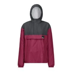 Jack Wolfskin Winterjacke Windbreaker Spirit Ins Smock (winddicht, Wasserabweisend, Gefüttert) Rubinrot Kinder