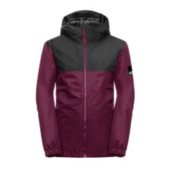 Jack Wolfskin Winterjacke Spirit 2L (wasser- Und Winddicht, Atmungsaktiv, Robust) 2022 Rubinrot Kinder