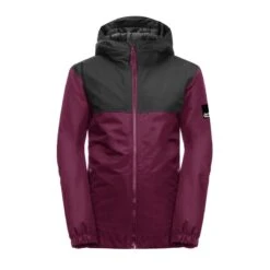 Jack Wolfskin Winterjacke Spirit 2L (wasser- Und Winddicht, Atmungsaktiv, Robust) 2022 Rubinrot Kinder (164-176)