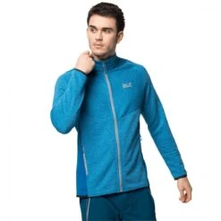 Jack Wolfskin Fleecejacke Active Tongari Pacificblau Herren