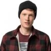 Jack Wolfskin Strickmütze (Beanie) Stormlock Knit Cap (windicht) Schwarz Herren
