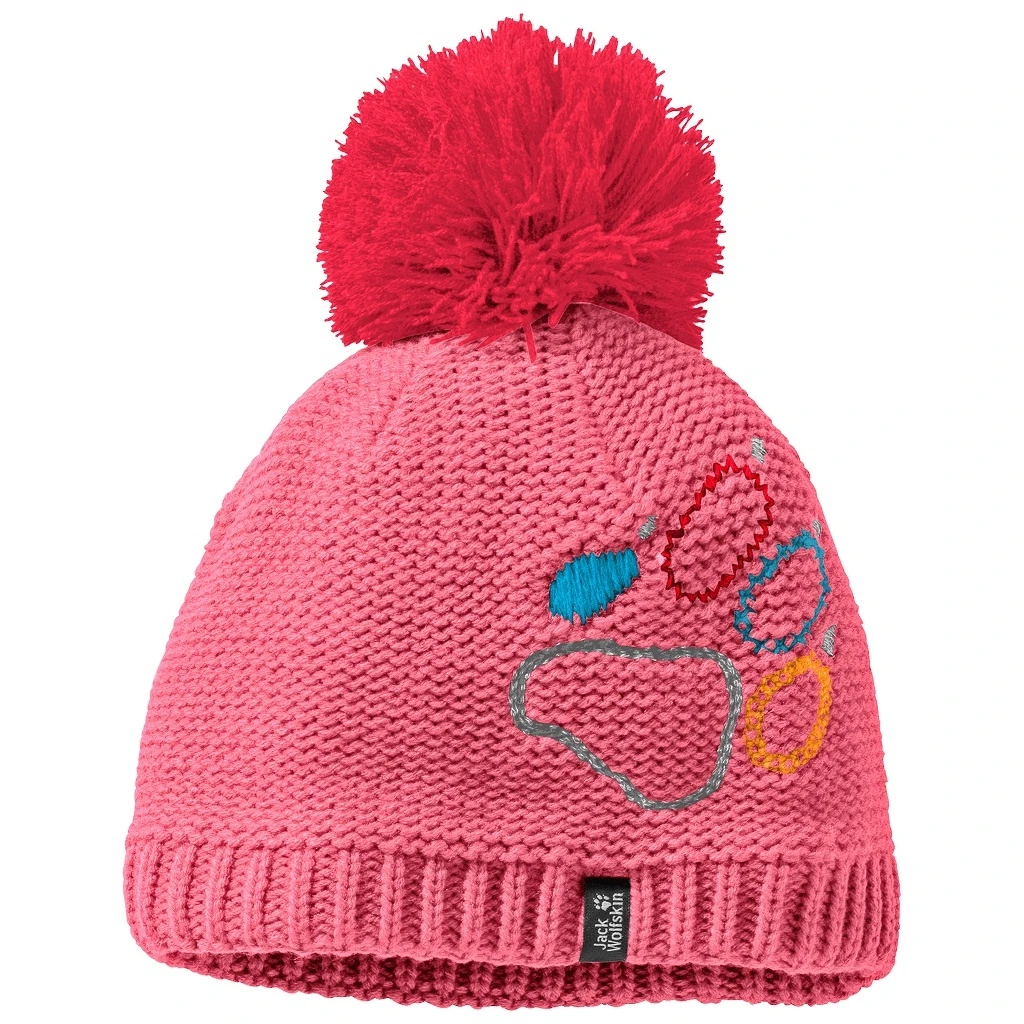 Jack Wolfskin Mütze (Bommel) Paw Knit Pink Kinder 3 Jack Wolfskin Mütze (Bommel) Paw Knit Pink Kinder