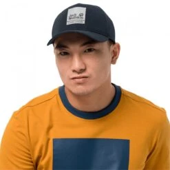 Jack Wolfskin Basecap Baseball Mit UV-Schutz Dunkelblau - 1 Stück