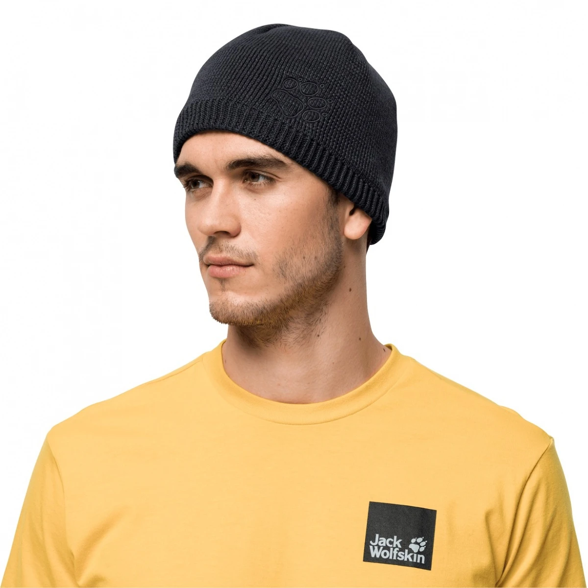 Jack Wolfskin Mütze (Beanie) Stormlock Paw Cap (windicht, Warmes Fleecefutter) Schwarz Herren 3 Jack Wolfskin Mütze (Beanie) Stormlock Paw Cap (windicht, Warmes Fleecefutter) Schwarz Herren