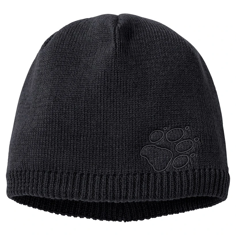 Jack Wolfskin Mütze (Beanie) Stormlock Paw Cap (windicht, Warmes Fleecefutter) Schwarz Herren 4 Jack Wolfskin Mütze (Beanie) Stormlock Paw Cap (windicht, Warmes Fleecefutter) Schwarz Herren – Bild 2