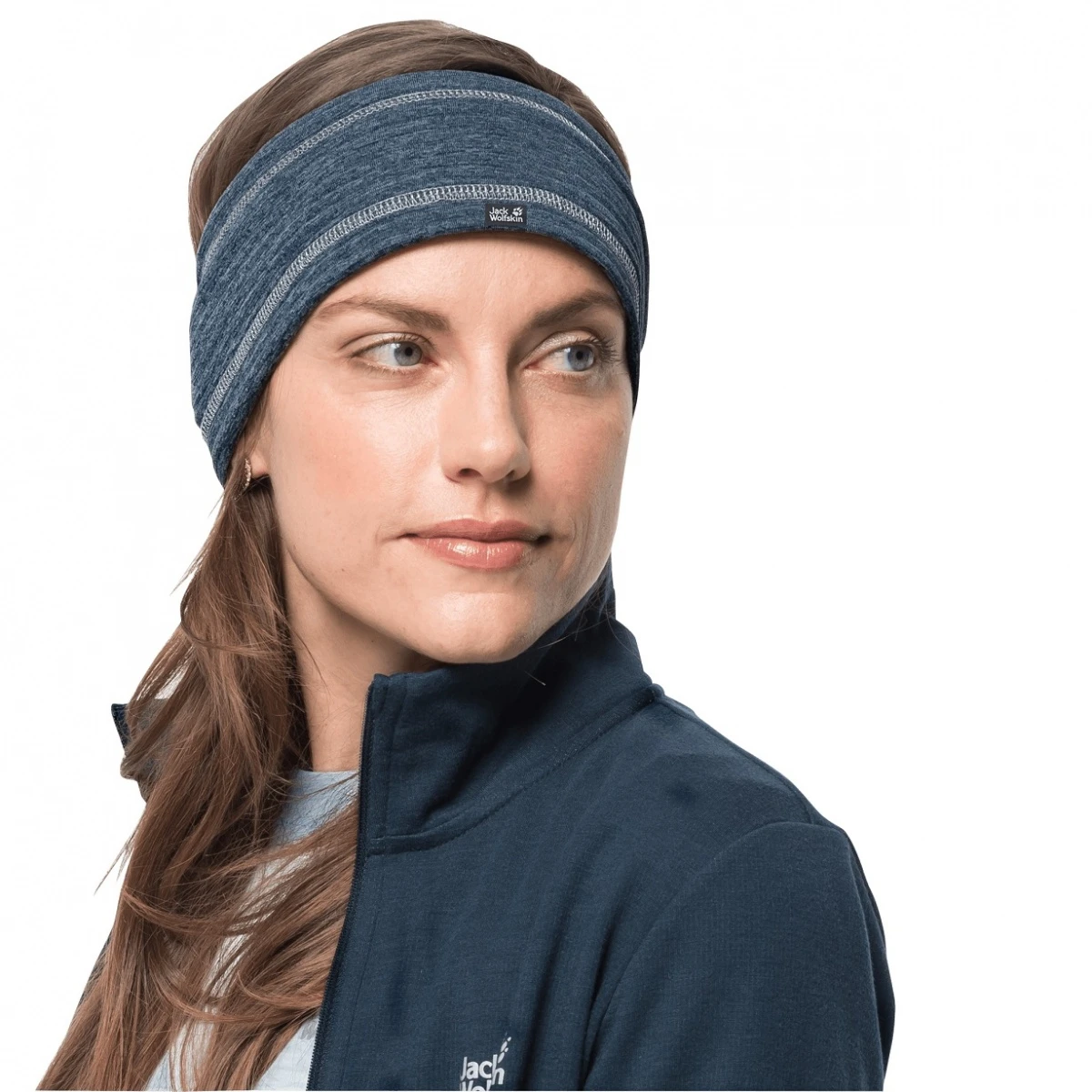 Jack Wolfskin Stirnband Active Tongari Headband - Nachtblau Damen 3 Jack Wolfskin Stirnband Active Tongari Headband - Nachtblau Damen