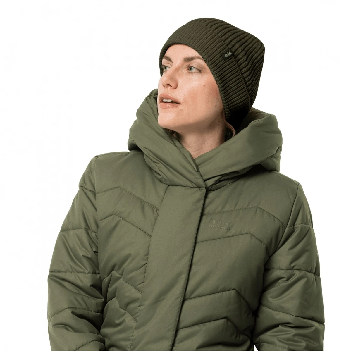 Jack Wolfskin Strickmütze (Beanie) Every Day Outdoors Cap Bonseigrün 4 Jack Wolfskin Strickmütze (Beanie) Every Day Outdoors Cap Bonseigrün – Bild 2