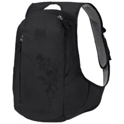 Jack Wolfskin Tagesrucksack Ancona (für Frauen, Breite Gurte, 14 Liter) Schwarz