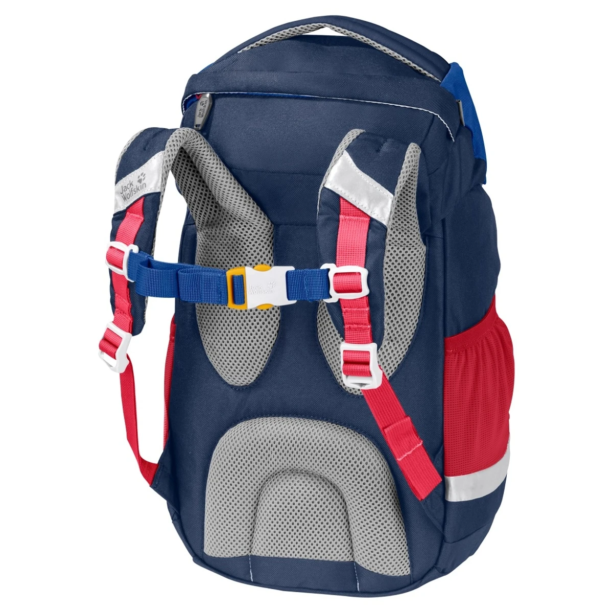 Jack Wolfskin Alltags-Wanderrucksack Kids Explorer (herausnehmbare Sitzmatte) Indigoblau 16 Liter 4 Jack Wolfskin Alltags-Wanderrucksack Kids Explorer (herausnehmbare Sitzmatte) Indigoblau 16 Liter – Bild 2