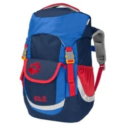Jack Wolfskin Alltags-Wanderrucksack Kids Explorer (herausnehmbare Sitzmatte) Indigoblau 16 Liter