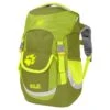 Jack Wolfskin Alltags-Wanderrucksack Kids Explorer (herausnehmbare Sitzmatte) Grün 16 Liter