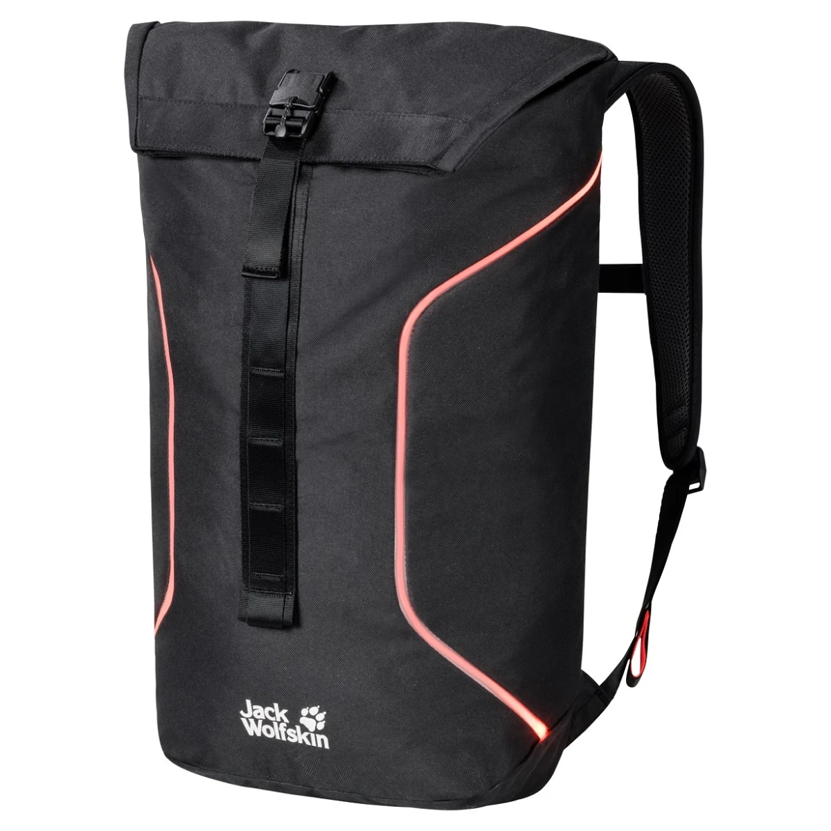 Jack Wolfskin Fahrradrucksack Allspark (sportlicher Kurierrucksack Mit LED-Beleuchtung) Schwarz 20 Liter 3 Jack Wolfskin Fahrradrucksack Allspark (sportlicher Kurierrucksack Mit LED-Beleuchtung) Schwarz 20 Liter