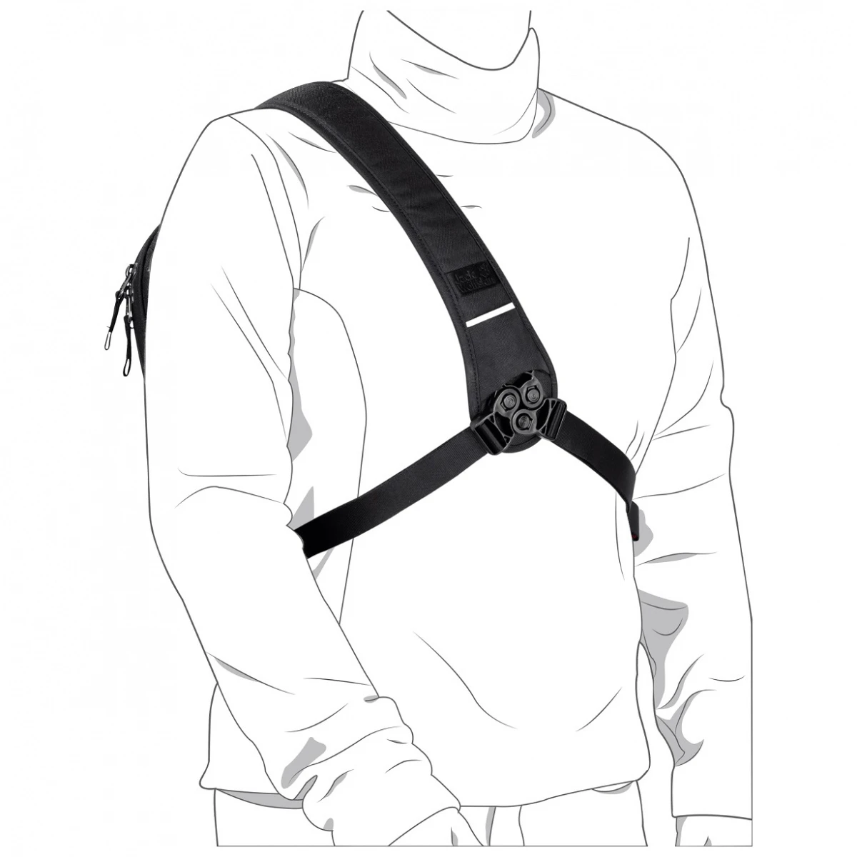 Jack Wolfskin Sparksling Schwarz 8 Liter 4 Jack Wolfskin Sparksling Schwarz 8 Liter – Bild 2