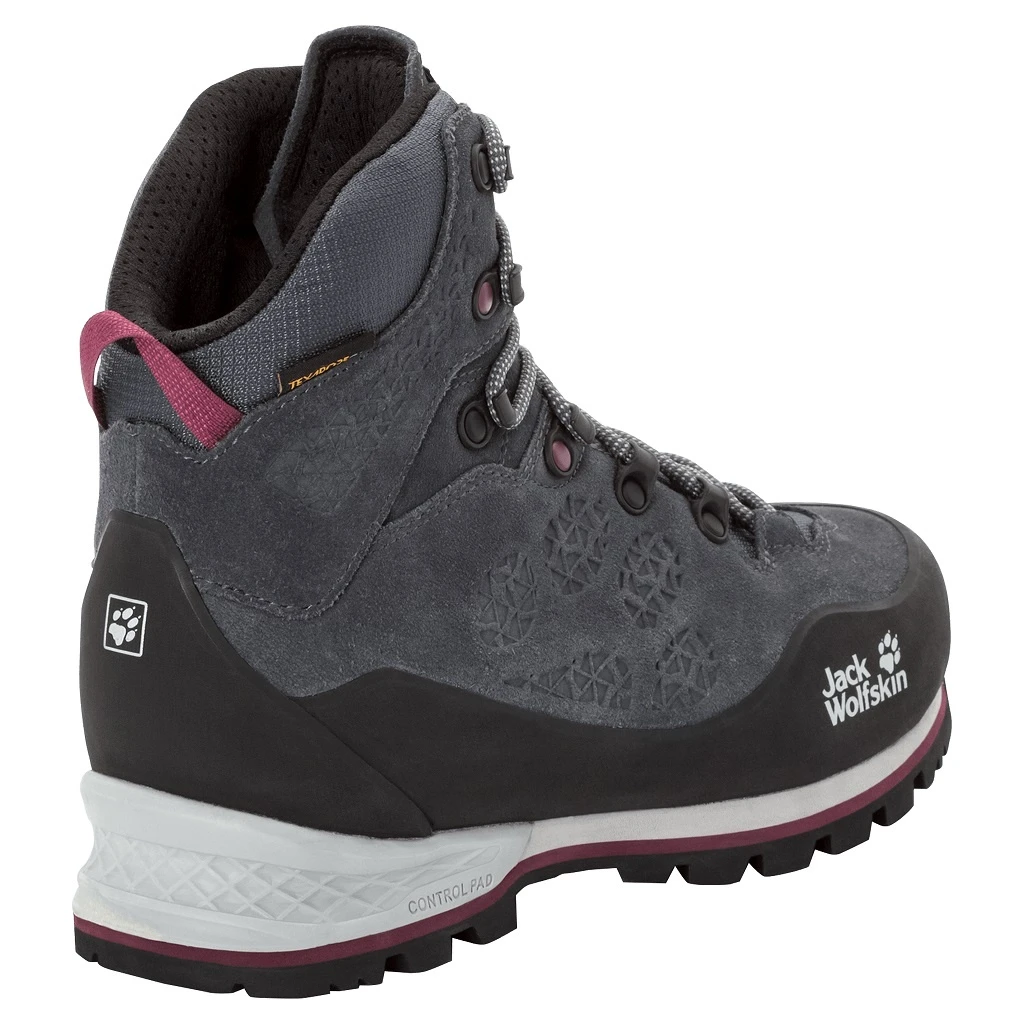 Jack Wolfskin Trekkingschuhe Wilderness XT Mid Texapore (wasserdicht) Ebonygrau Damen 7 Jack Wolfskin Trekkingschuhe Wilderness XT Mid Texapore (wasserdicht) Ebonygrau Damen – Bild 5