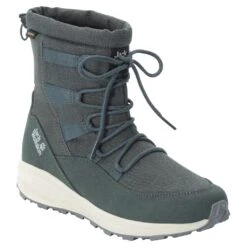 Jack Wolfskin Winterschuhe Nevada Mid Texapore (Fleecefutter, Leicht) Grün Damen