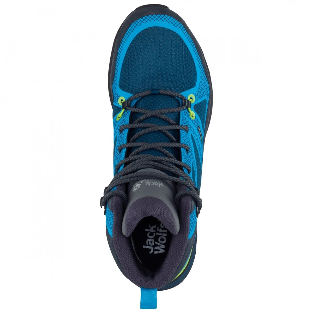 Jack Wolfskin Wanderschuhe Force Striker Texapore MID Blau Herren 4 Jack Wolfskin Wanderschuhe Force Striker Texapore MID Blau Herren – Bild 2