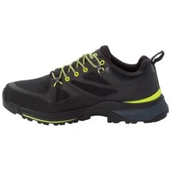 Jack Wolfskin Wanderschuhe Force Striker Texapore Low Wasserdicht Schwarz/lime Herren -Jack Wolfskin Jack Wolfskin 4038841 6084 6 force striker texapore low203 1200x1200 1