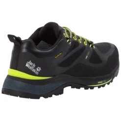 Jack Wolfskin Wanderschuhe Force Striker Texapore Low Wasserdicht Schwarz/lime Herren -Jack Wolfskin Jack Wolfskin 4038841 6084 6 force striker texapore low204 1200x1200 1