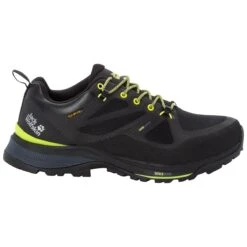 Jack Wolfskin Wanderschuhe Force Striker Texapore Low Wasserdicht Schwarz/lime Herren -Jack Wolfskin Jack Wolfskin 4038841 6084 6 force striker texapore low205 1200x1200 1