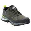 Jack Wolfskin Wanderschuhe Force Striker Texapore Low Wasserdicht Lime/dunkelgrün Herren