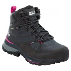 Jack Wolfskin Wanderschuhe Force Striker MID Texapore Wasserdicht Grau Damen