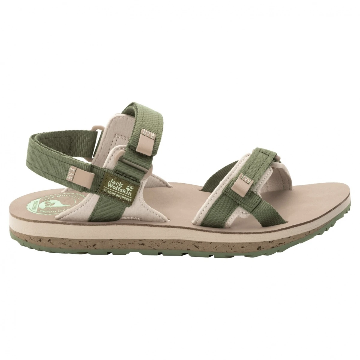 Jack Wolfskin Sandale Outfresh Deluxe Khaki/sand Damen 5 Jack Wolfskin Sandale Outfresh Deluxe Khaki/sand Damen – Bild 3